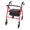 Four Wheel Walker Rollator with Fold Up Removable Back Support YF